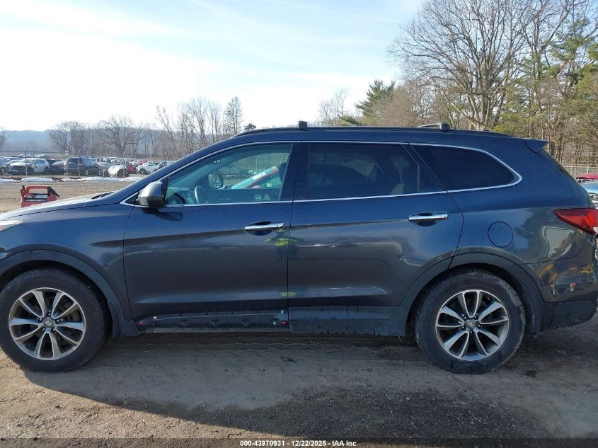 2017 Hyundai Santa Fe Se VIN: KM8SMDHF5HU199592 Lot: 43970931