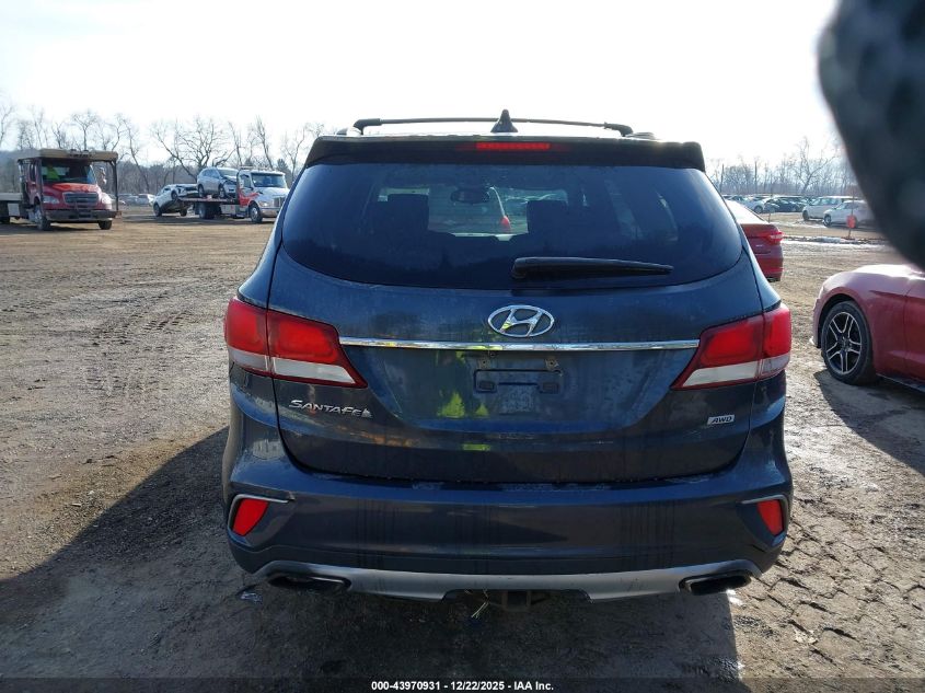 2017 Hyundai Santa Fe Se VIN: KM8SMDHF5HU199592 Lot: 43970931