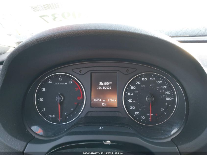 2017 Audi A3 2.0T Premium VIN: WAUB8GFF5H1049039 Lot: 43970937