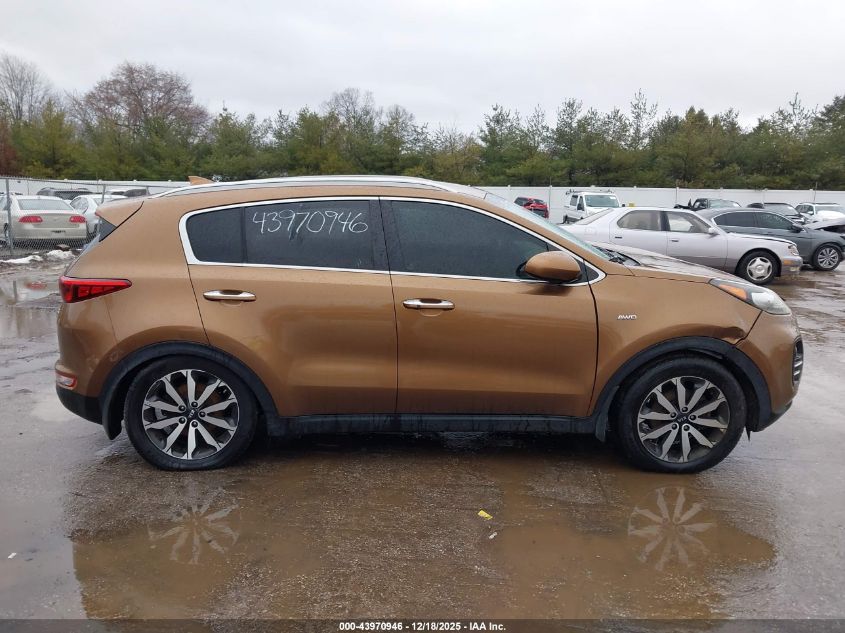2017 Kia Sportage Ex VIN: KNDPNCAC9H7107318 Lot: 43970946
