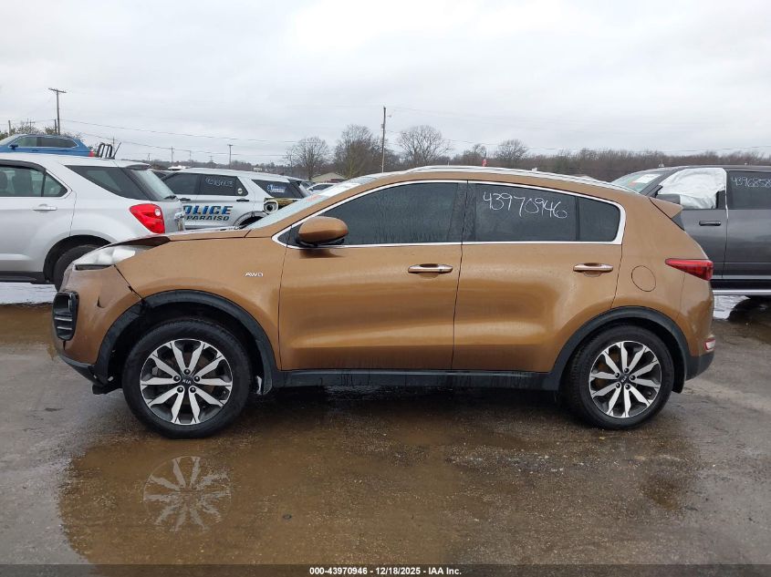 2017 Kia Sportage Ex VIN: KNDPNCAC9H7107318 Lot: 43970946