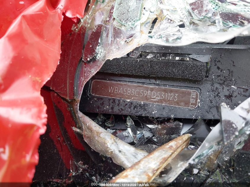 2014 BMW 535I xDrive VIN: WBA5B3C59ED531123 Lot: 43970950