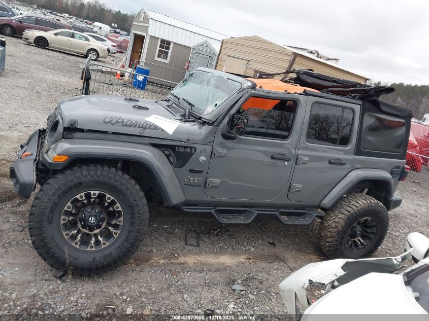 2018 Jeep Wrangler Unlimited Sahara 4X4 VIN: 1C4HJXEG1JW192946 Lot: 43970955