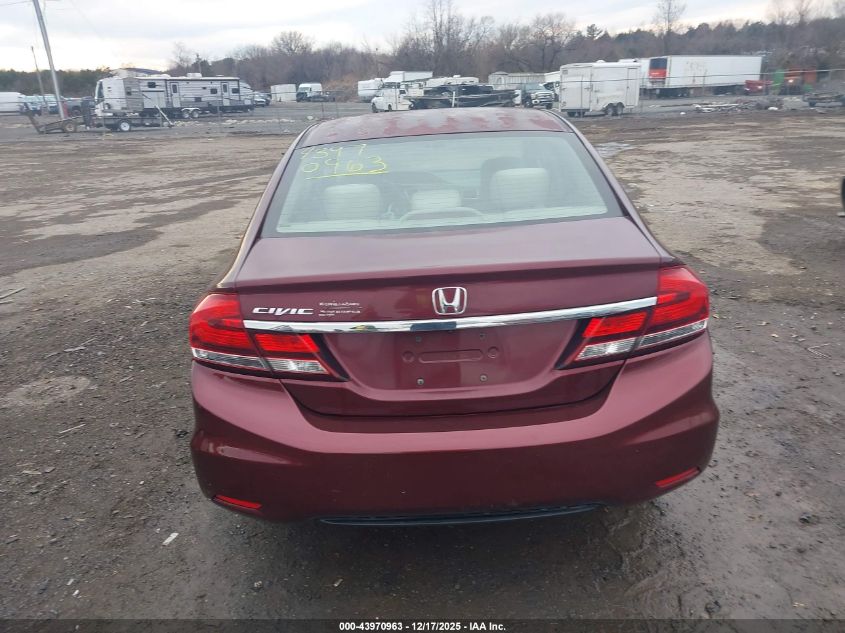 2013 Honda Civic Lx VIN: 2HGFB2F56DH569828 Lot: 43970963