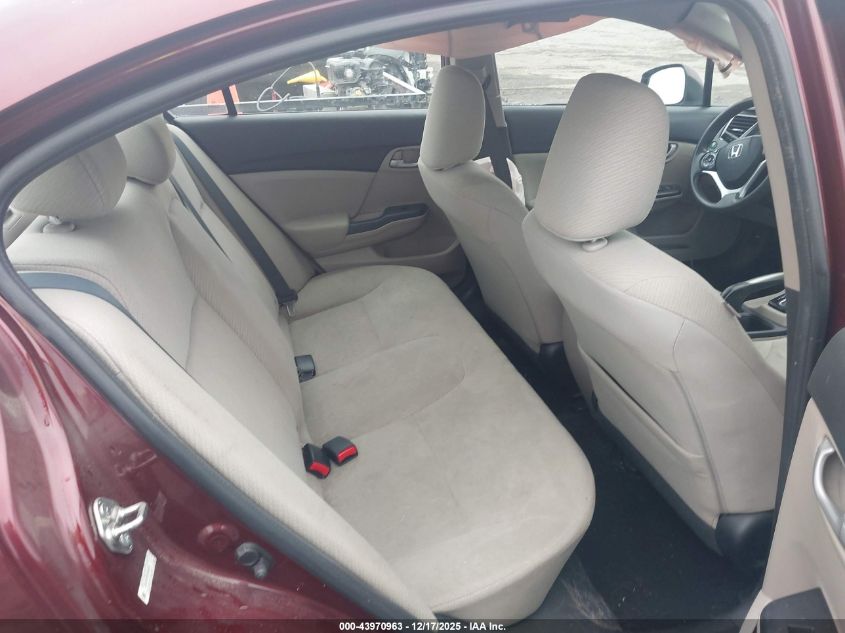 2013 Honda Civic Lx VIN: 2HGFB2F56DH569828 Lot: 43970963