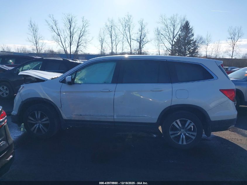 2018 Honda Pilot Ex-L VIN: 5FNYF6H51JB011757 Lot: 43970980