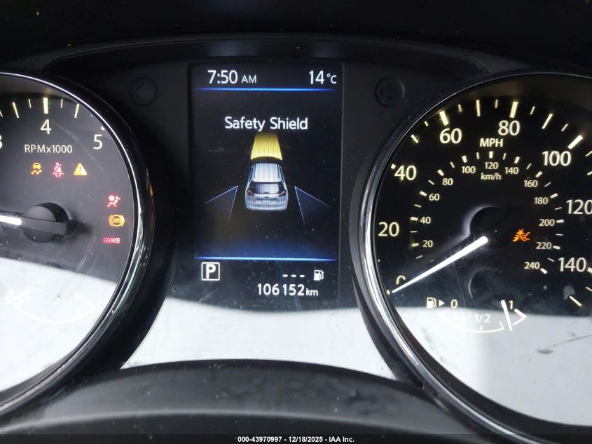 2018 Nissan Rogue S/Sl/Sv VIN: 5N1AT2MV5JC834211 Lot: 43970997