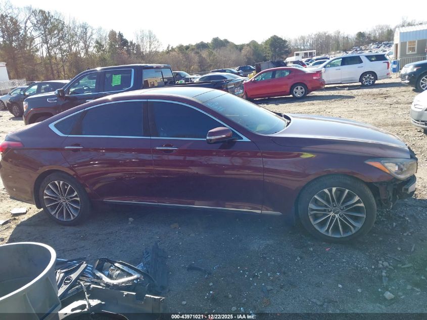 2016 Hyundai Genesis 3.8 VIN: KMHGN4JE4GU115040 Lot: 43971021