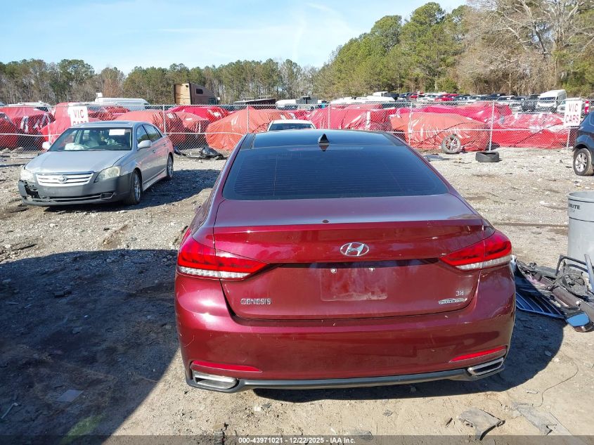 2016 Hyundai Genesis 3.8 VIN: KMHGN4JE4GU115040 Lot: 43971021