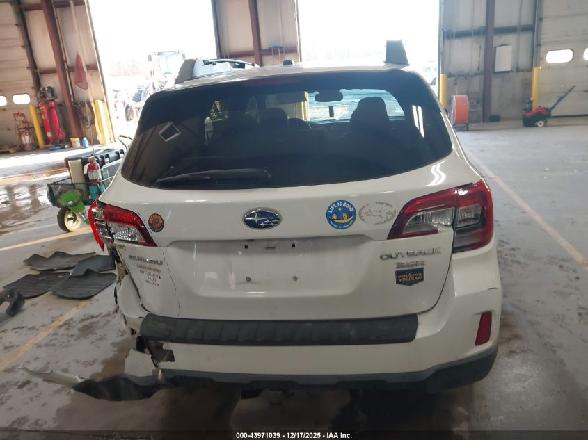 2015 Subaru Outback 3.6R Limited VIN: 4S4BSENC6F3276334 Lot: 43971039