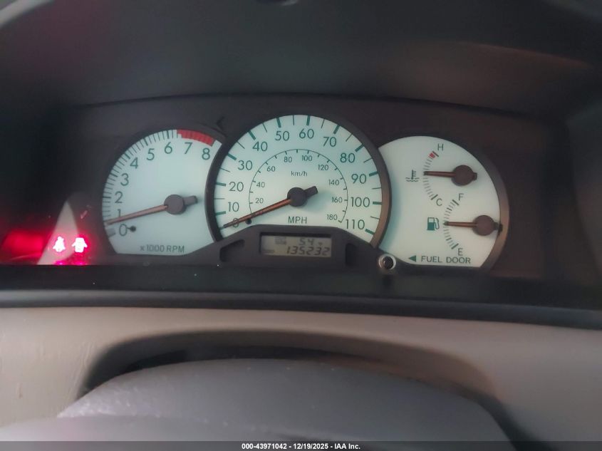 2004 Toyota Corolla Le VIN: 2T1BR32E44C271115 Lot: 43971042