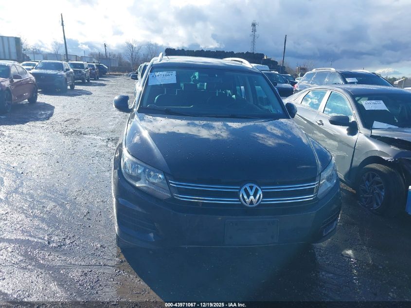 2017 Volkswagen Tiguan 2.0T Wolfsburg Edition VIN: WVGSV7AX8HK014240 Lot: 43971067
