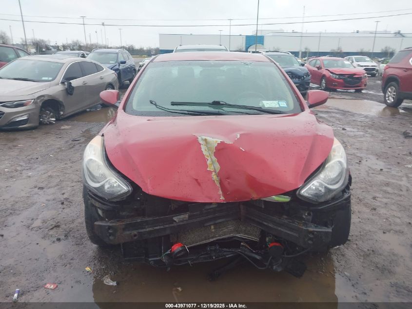 2013 Hyundai Elantra Gls VIN: 5NPDH4AE8DH450922 Lot: 43971077