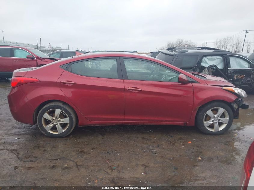 2013 Hyundai Elantra Gls VIN: 5NPDH4AE8DH450922 Lot: 43971077