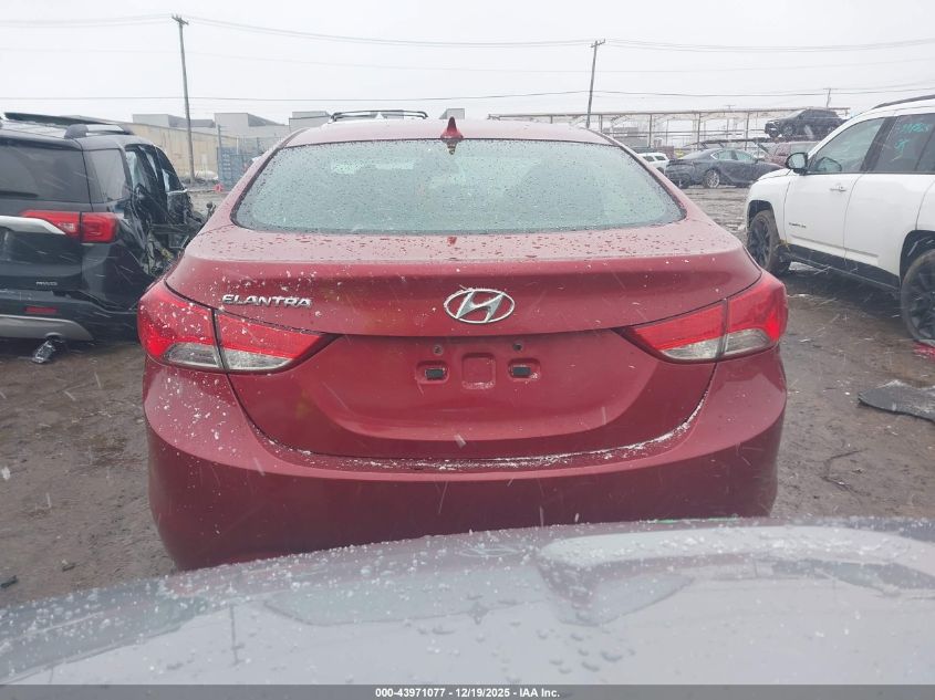 2013 Hyundai Elantra Gls VIN: 5NPDH4AE8DH450922 Lot: 43971077