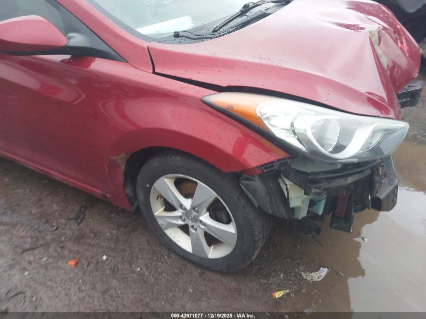 2013 Hyundai Elantra Gls VIN: 5NPDH4AE8DH450922 Lot: 43971077