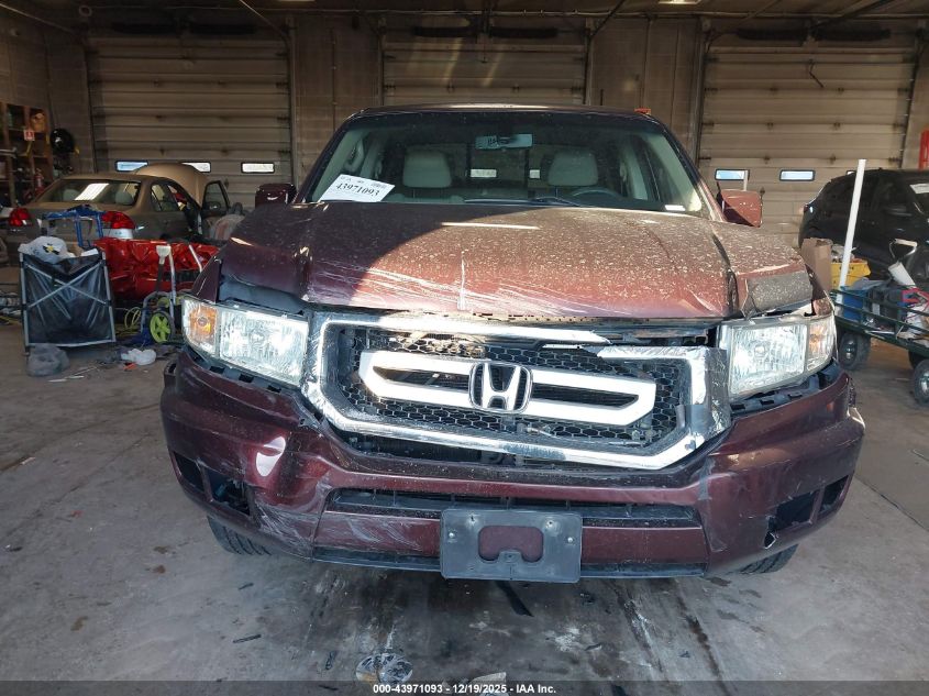 2010 Honda Ridgeline Rtl VIN: 5FPYK1F5XAB005626 Lot: 43971093