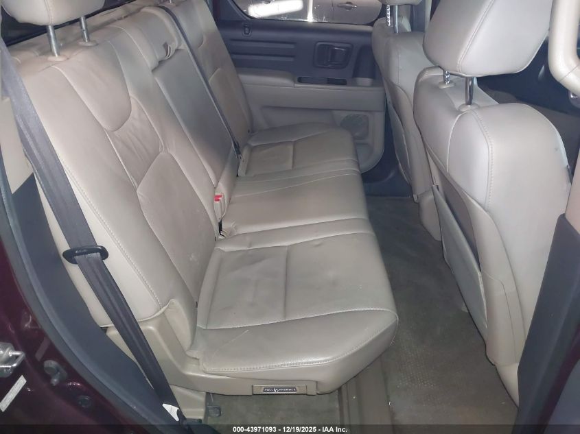 2010 Honda Ridgeline Rtl VIN: 5FPYK1F5XAB005626 Lot: 43971093