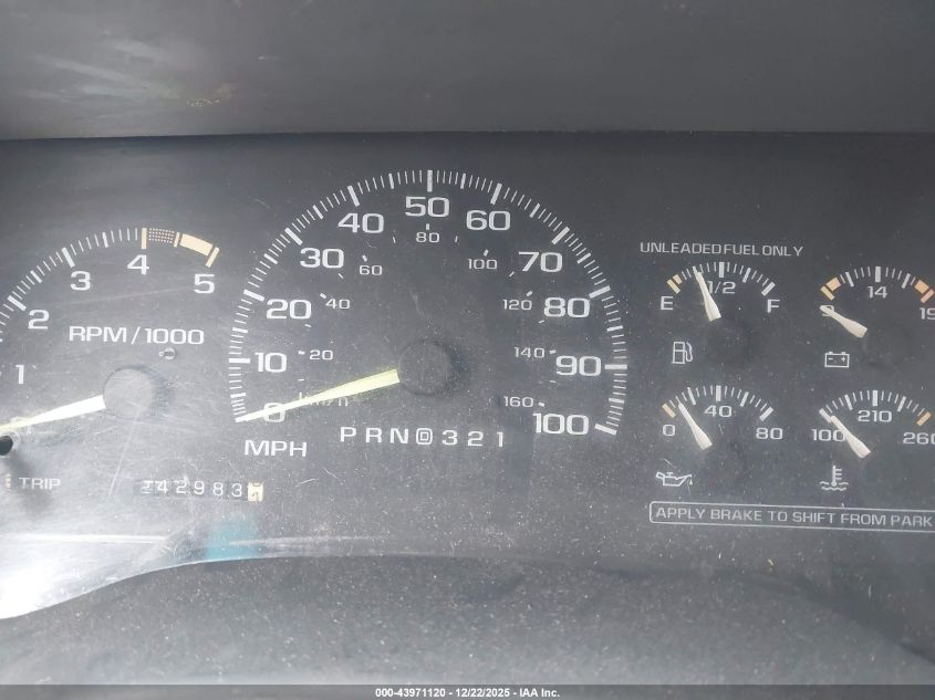 1995 GMC Sierra K1500 VIN: 2GTEK19K1S1575936 Lot: 43971120