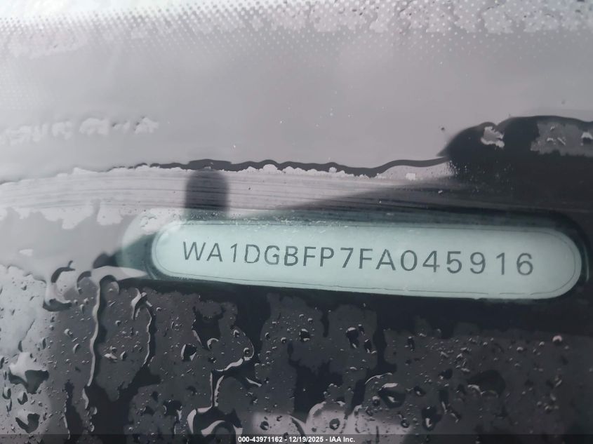 2015 Audi Q5 3.0T Premium Plus VIN: WA1DGBFP7FA045916 Lot: 43971162