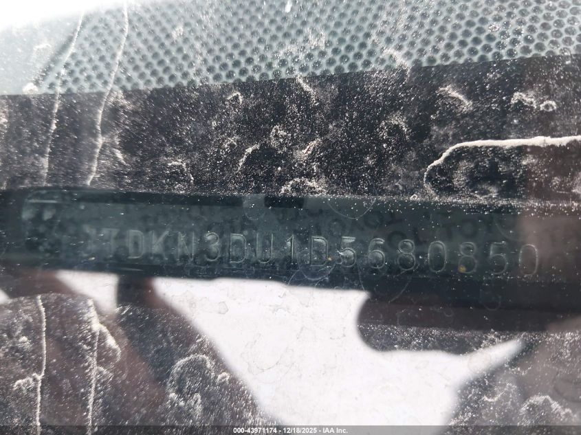 2013 Toyota Prius Two VIN: JTDKN3DU1D5680850 Lot: 43971174