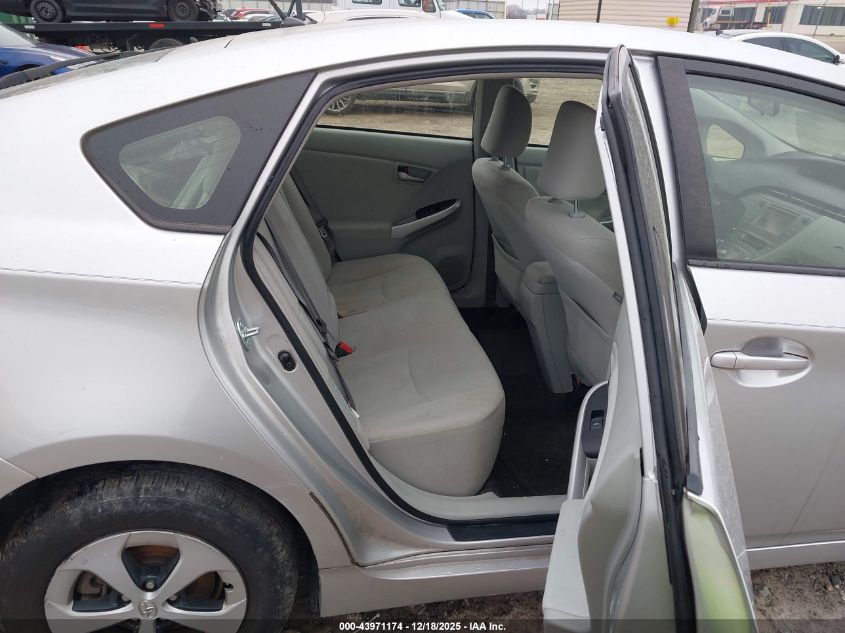 2013 Toyota Prius Two VIN: JTDKN3DU1D5680850 Lot: 43971174