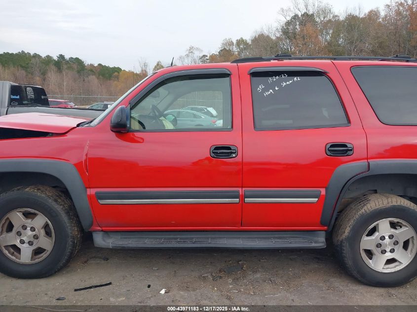 2005 Chevrolet Tahoe Lt VIN: 1GNEK13T55R191629 Lot: 43971183