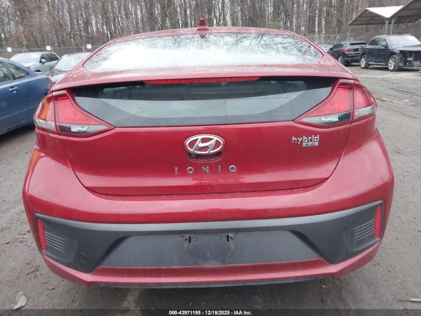 2020 Hyundai Ioniq Hybrid Blue VIN: KMHC65LC0LU206992 Lot: 43971195