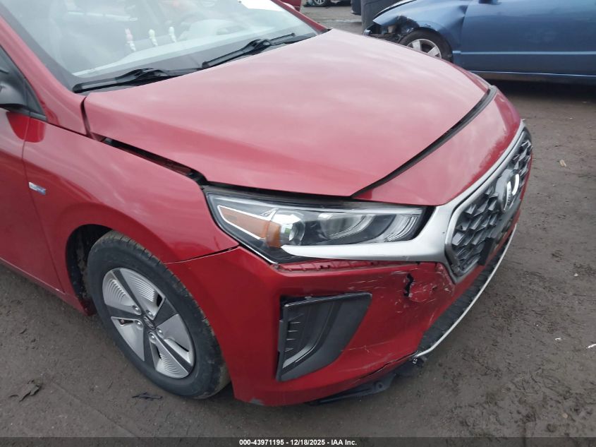 2020 Hyundai Ioniq Hybrid Blue VIN: KMHC65LC0LU206992 Lot: 43971195