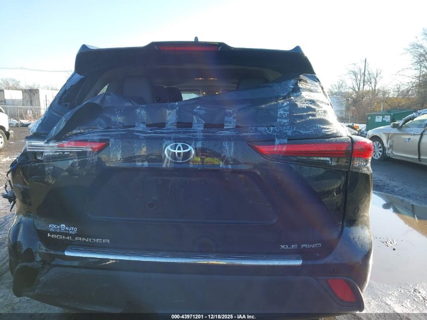 2023 Toyota Highlander Xle VIN: 5TDKDRBH0PS023838 Lot: 43971201