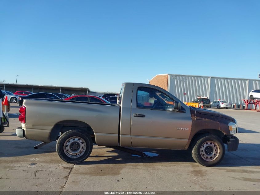 2008 Dodge Ram 1500 St/Sxt VIN: 1D7HA16K18J157031 Lot: 43971202