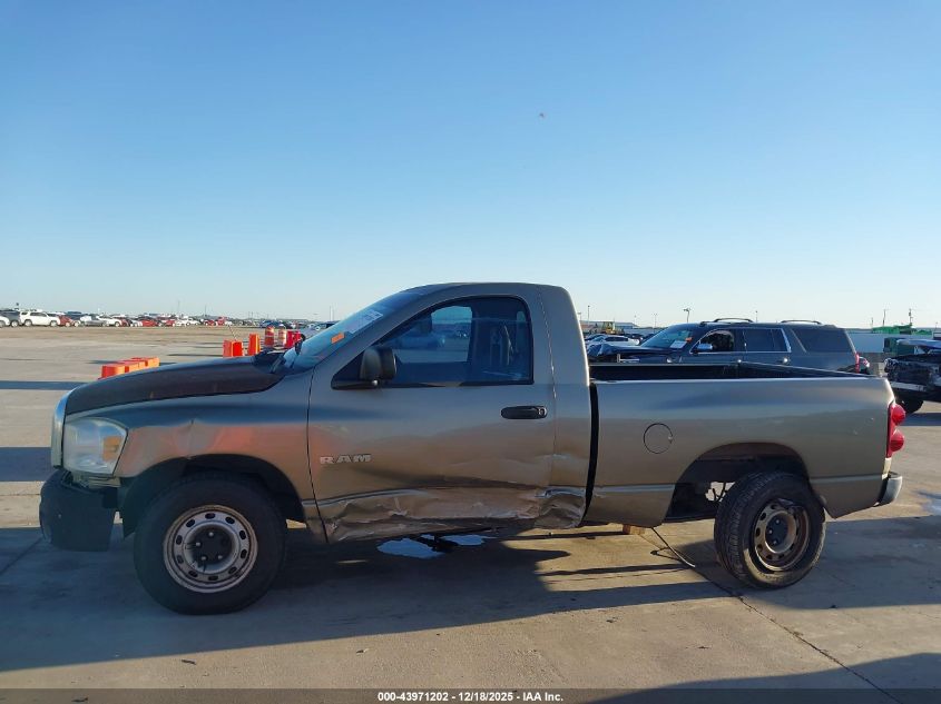 2008 Dodge Ram 1500 St/Sxt VIN: 1D7HA16K18J157031 Lot: 43971202