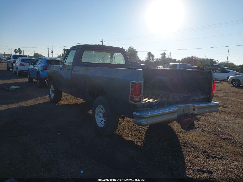 1988 Dodge W-Series W150 VIN: 1B7HW14Y1JS763125 Lot: 43971216