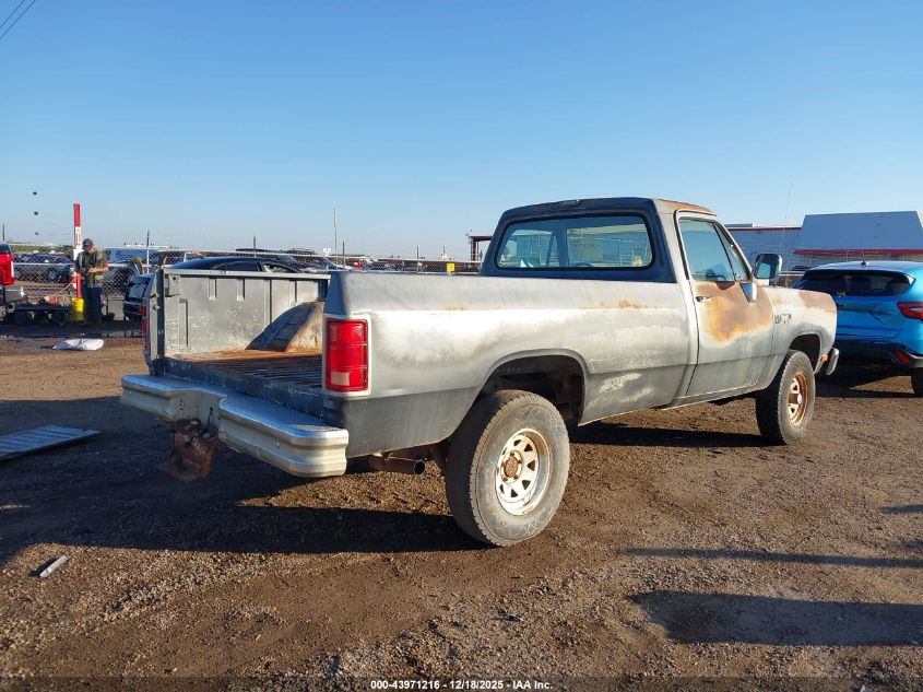 1988 Dodge W-Series W150 VIN: 1B7HW14Y1JS763125 Lot: 43971216