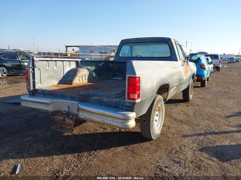 1988 Dodge W-Series W150 VIN: 1B7HW14Y1JS763125 Lot: 43971216