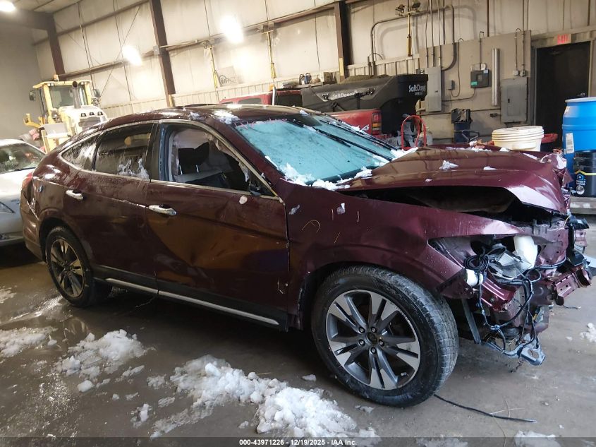 2014 Honda Crosstour Ex-L V6 VIN: 5J6TF2H57EL000696 Lot: 43971226