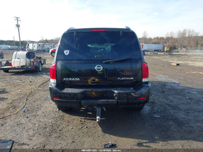 2013 Nissan Armada Platinum VIN: 5N1AA0NE3DN605575 Lot: 43971233