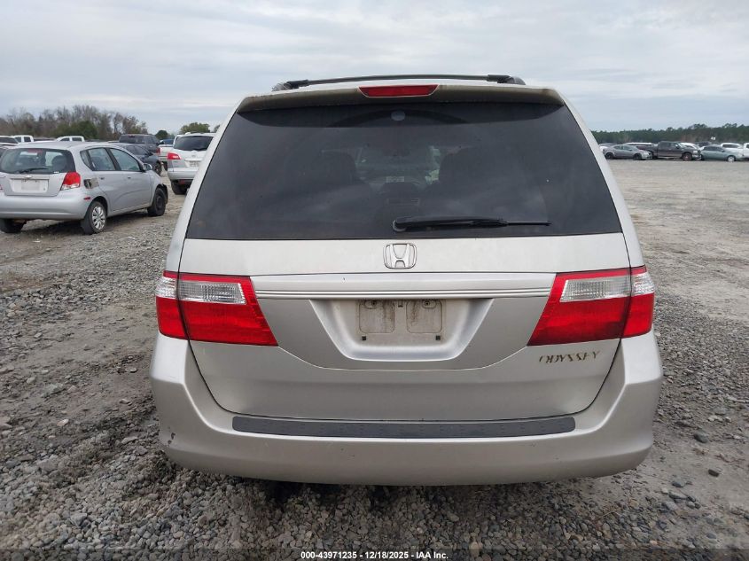 2005 Honda Odyssey Ex-L VIN: 5FNRL387X5B092471 Lot: 43971235