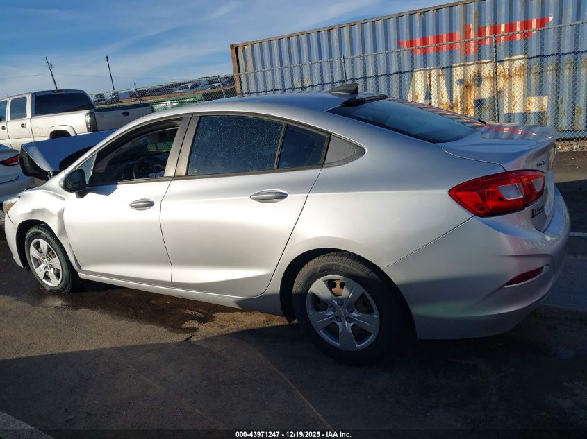 2017 Chevrolet Cruze Ls Auto VIN: 3G1BC5SM1HS560779 Lot: 43971247