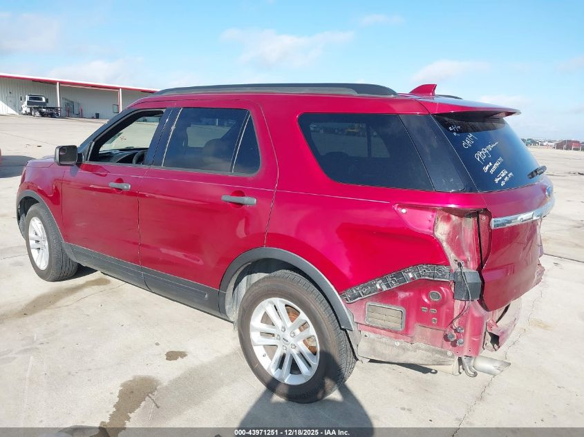 2017 Ford Explorer VIN: 1FM5K7B82HGA26965 Lot: 43971251