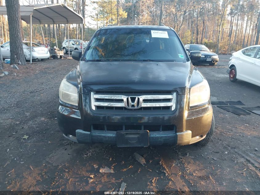 2007 Honda Pilot Ex-L VIN: 5FNYF18677B024842 Lot: 43971253