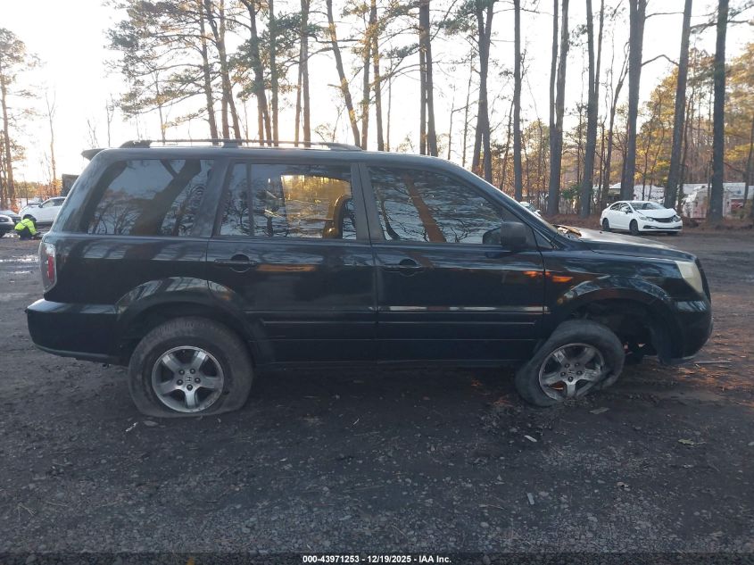 2007 Honda Pilot Ex-L VIN: 5FNYF18677B024842 Lot: 43971253