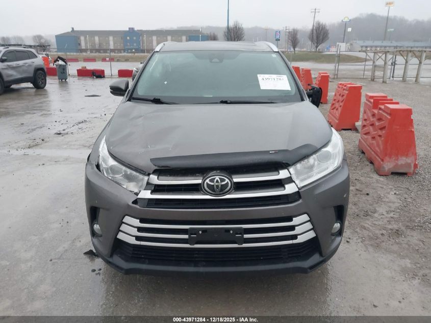 2017 Toyota Highlander Xle VIN: 5TDJZRFH1HS510006 Lot: 43971284