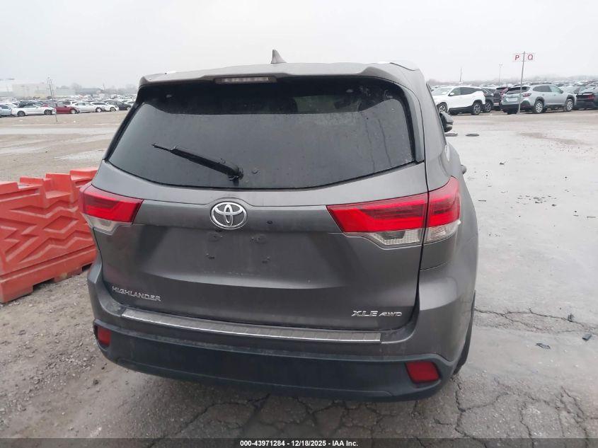 2017 Toyota Highlander Xle VIN: 5TDJZRFH1HS510006 Lot: 43971284