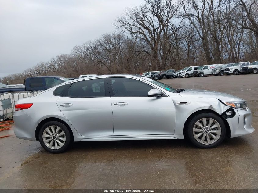 2018 Kia Optima Ex VIN: 5XXGU4L30JG183738 Lot: 43971285