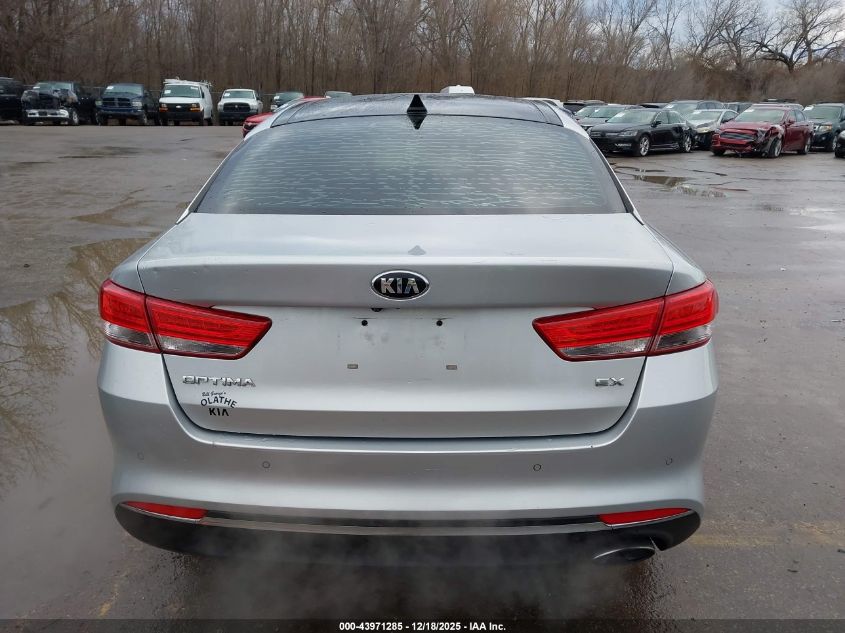 2018 Kia Optima Ex VIN: 5XXGU4L30JG183738 Lot: 43971285
