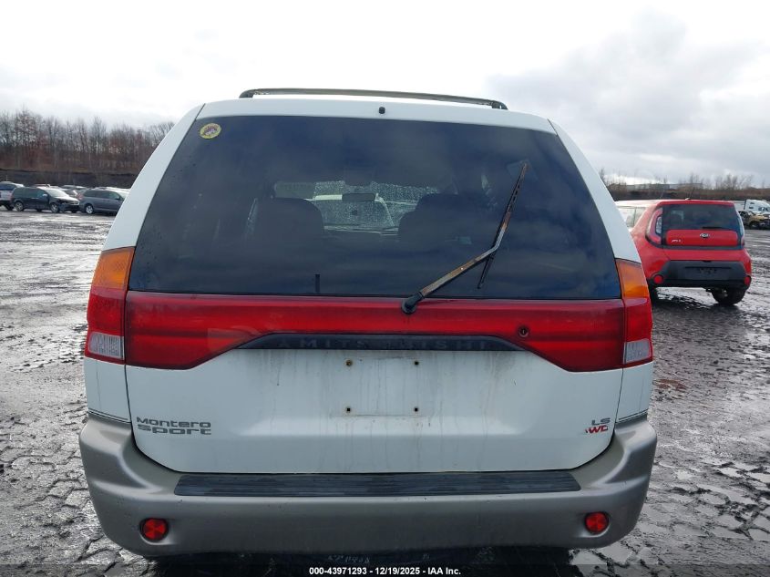 1997 Mitsubishi Montero Sport Ls VIN: JA4MT31P3VP018507 Lot: 43971293