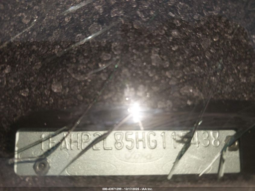 2017 Ford Police Interceptor VIN: 1FAHP2L85HG115438 Lot: 43971299