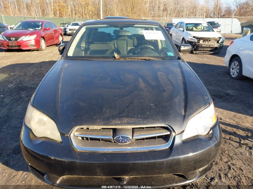 2006 Subaru Legacy 2.5I/2.5I Limited VIN: 4S3BL626367205820 Lot: 43971315