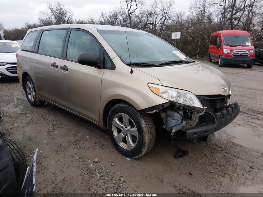 5TDZK3DC3DS371647 2013 Toyota Sienna L V6 7 Passenger auction photo 1